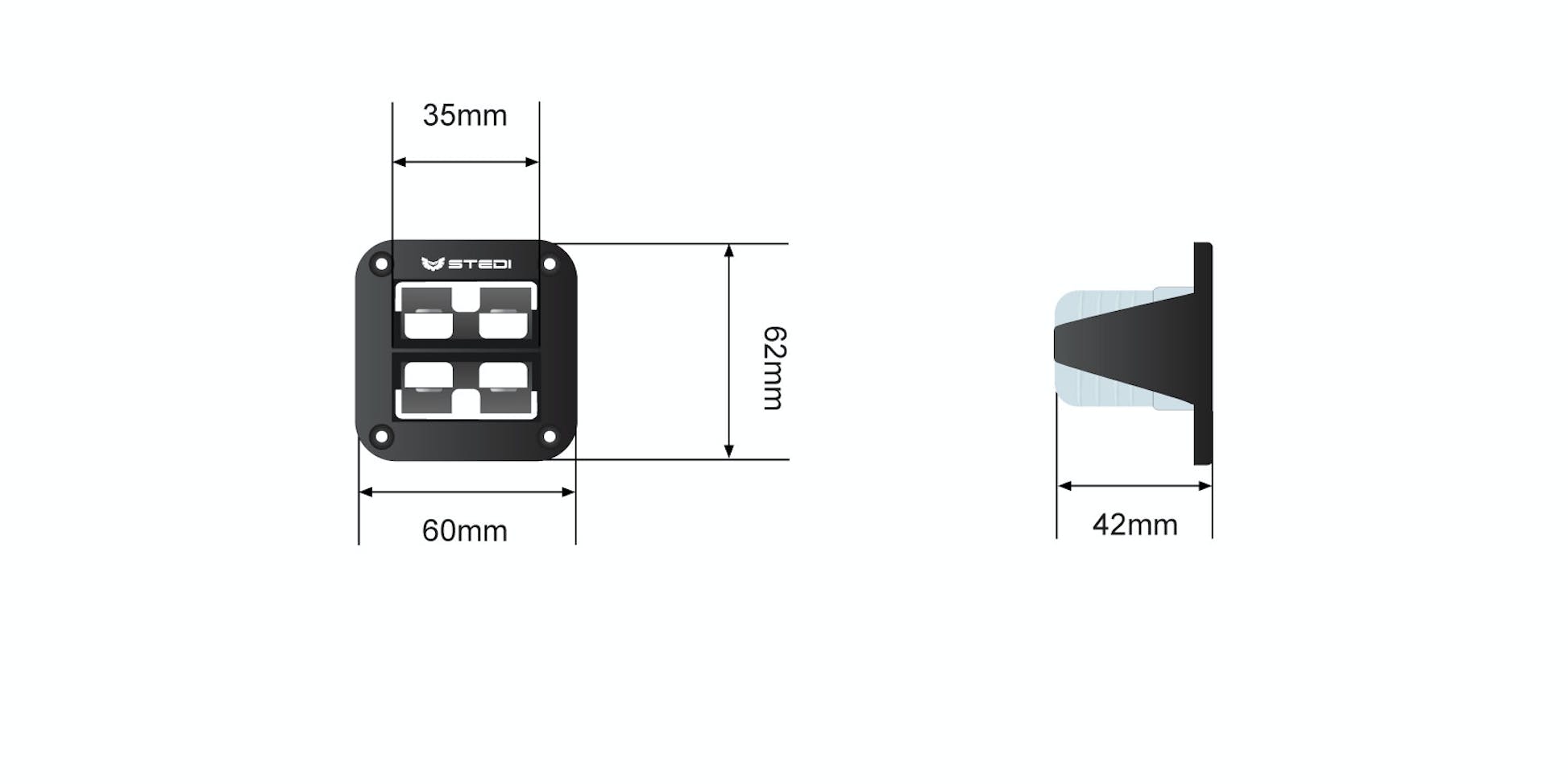 STEDI Anderson Flush Mount | Twin